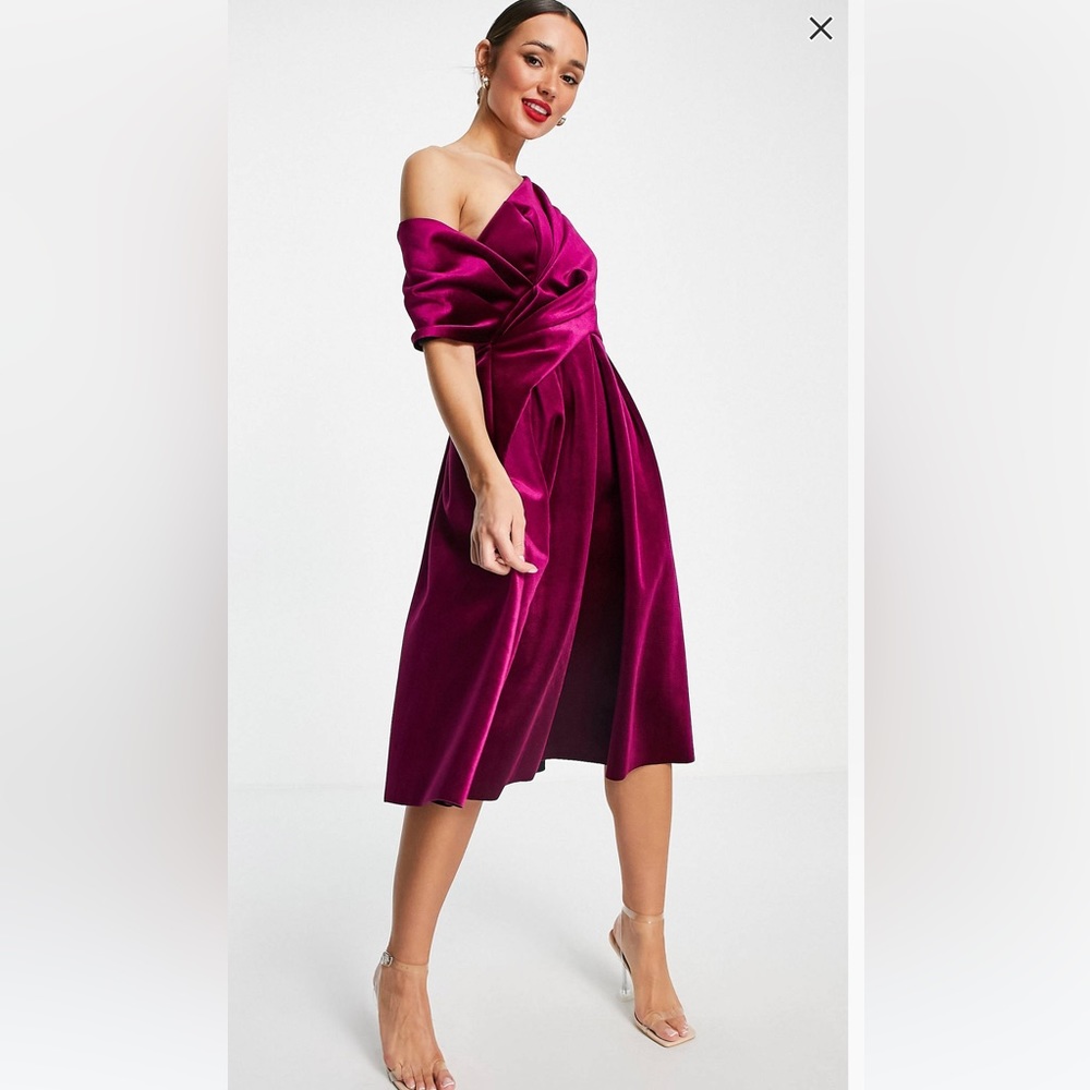 ASOS Design Velvet Dress